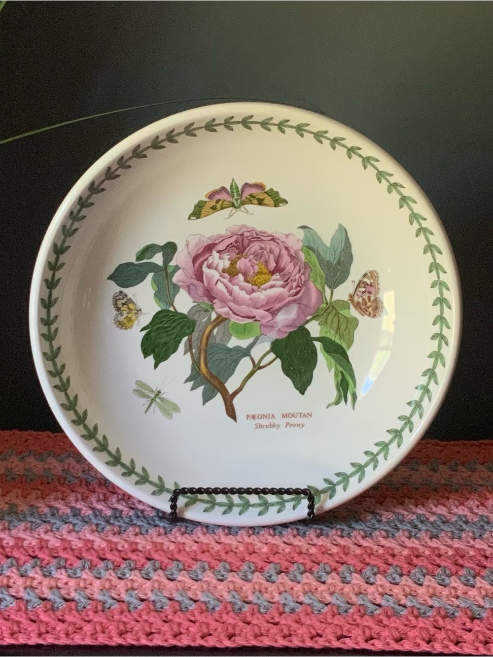 Portmeirion Botanic Gardens “Paeonia Moutan” Shrubby Peony 10.5”  Bowl